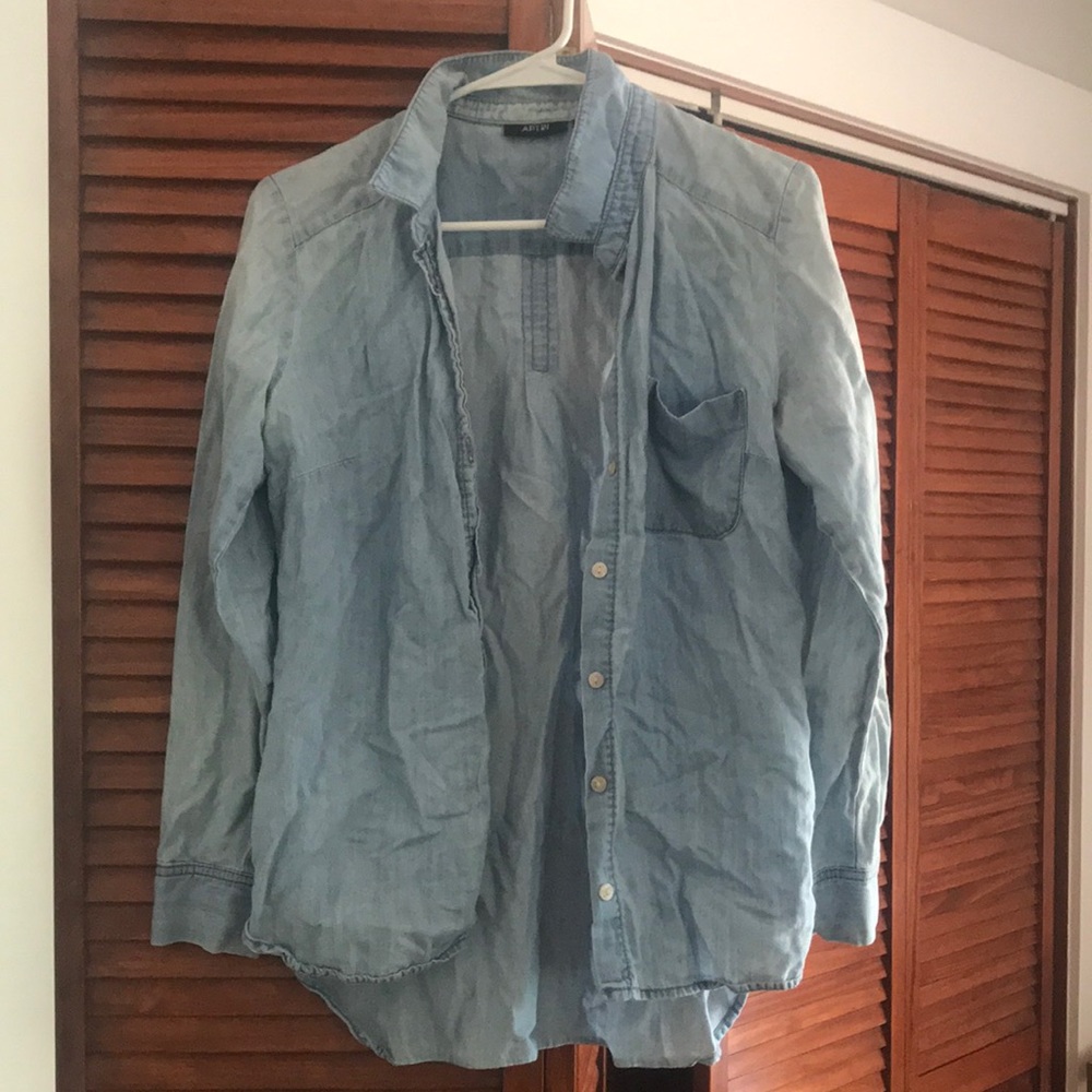Jean button up